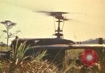 Image of UH-1D Iroquois helicopters Pleiku South Vietnam, 1969, second 51 stock footage video 65675075563