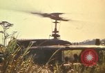 Image of UH-1D Iroquois helicopters Pleiku South Vietnam, 1969, second 53 stock footage video 65675075563