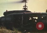 Image of UH-1D Iroquois helicopters Pleiku South Vietnam, 1969, second 60 stock footage video 65675075563