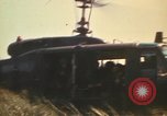 Image of UH-1D Iroquois helicopters Pleiku South Vietnam, 1969, second 62 stock footage video 65675075563