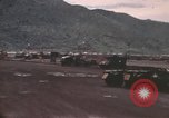 Image of army jeeps Da Nang Vietnam, 1972, second 18 stock footage video 65675075579