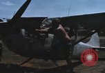Image of O-1 Bird Dog liaison aircraft Bien Hoa Vietnam, 1970, second 1 stock footage video 65675075600