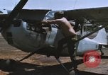 Image of O-1 Bird Dog liaison aircraft Bien Hoa Vietnam, 1970, second 6 stock footage video 65675075600