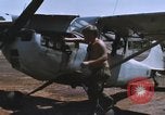 Image of O-1 Bird Dog liaison aircraft Bien Hoa Vietnam, 1970, second 8 stock footage video 65675075600