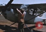 Image of O-1 Bird Dog liaison aircraft Bien Hoa Vietnam, 1970, second 9 stock footage video 65675075600