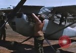 Image of O-1 Bird Dog liaison aircraft Bien Hoa Vietnam, 1970, second 10 stock footage video 65675075600