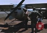 Image of O-1 Bird Dog liaison aircraft Bien Hoa Vietnam, 1970, second 22 stock footage video 65675075600