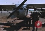 Image of O-1 Bird Dog liaison aircraft Bien Hoa Vietnam, 1970, second 27 stock footage video 65675075600
