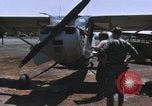 Image of O-1 Bird Dog liaison aircraft Bien Hoa Vietnam, 1970, second 29 stock footage video 65675075600