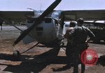 Image of O-1 Bird Dog liaison aircraft Bien Hoa Vietnam, 1970, second 31 stock footage video 65675075600