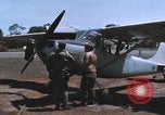 Image of O-1 Bird Dog liaison aircraft Bien Hoa Vietnam, 1970, second 44 stock footage video 65675075600