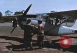 Image of O-1 Bird Dog liaison aircraft Bien Hoa Vietnam, 1970, second 47 stock footage video 65675075600