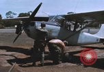 Image of O-1 Bird Dog liaison aircraft Bien Hoa Vietnam, 1970, second 50 stock footage video 65675075600