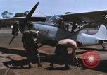 Image of O-1 Bird Dog liaison aircraft Bien Hoa Vietnam, 1970, second 52 stock footage video 65675075600