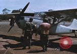 Image of O-1 Bird Dog liaison aircraft Bien Hoa Vietnam, 1970, second 53 stock footage video 65675075600