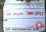 Image of 20th Helicopter Squadron personnel Vietnam, 1968, second 1 stock footage video 65675075608