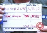 Image of 20th Helicopter Squadron personnel Vietnam, 1968, second 1 stock footage video 65675075609