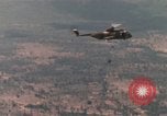 Image of 20th Helicopter Squadron paratroopers Vietnam, 1962, second 18 stock footage video 65675075612