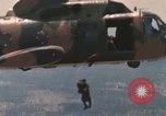 Image of 20th Helicopter Squadron paratroopers Vietnam, 1962, second 56 stock footage video 65675075612