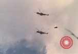 Image of 20th Helicopter Squadron paratroopers Vietnam, 1962, second 9 stock footage video 65675075618