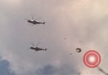 Image of 20th Helicopter Squadron paratroopers Vietnam, 1962, second 10 stock footage video 65675075618