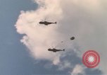Image of 20th Helicopter Squadron paratroopers Vietnam, 1962, second 12 stock footage video 65675075618