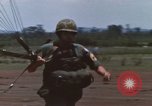 Image of 20th Helicopter Squadron paratroopers Vietnam, 1962, second 58 stock footage video 65675075618