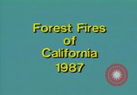 Image of Flames rising above tall trees California United States USA, 1987, second 3 stock footage video 65675075621