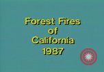 Image of Flames rising above tall trees California United States USA, 1987, second 4 stock footage video 65675075621