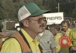 Image of Supervisors brief firefighters California United States USA, 1987, second 7 stock footage video 65675075631