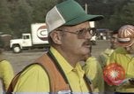 Image of Supervisors brief firefighters California United States USA, 1987, second 18 stock footage video 65675075631