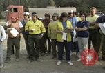 Image of Supervisors brief firefighters California United States USA, 1987, second 21 stock footage video 65675075631