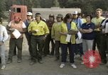 Image of Supervisors brief firefighters California United States USA, 1987, second 23 stock footage video 65675075631