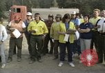 Image of Supervisors brief firefighters California United States USA, 1987, second 24 stock footage video 65675075631
