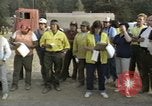 Image of Supervisors brief firefighters California United States USA, 1987, second 26 stock footage video 65675075631