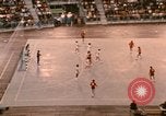 Image of handball game Munich Germany, 1972, second 7 stock footage video 65675075646