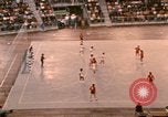 Image of handball game Munich Germany, 1972, second 8 stock footage video 65675075646