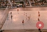 Image of handball game Munich Germany, 1972, second 11 stock footage video 65675075646