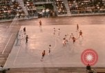 Image of handball game Munich Germany, 1972, second 12 stock footage video 65675075646