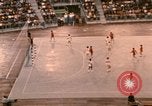 Image of handball game Munich Germany, 1972, second 15 stock footage video 65675075646