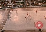 Image of handball game Munich Germany, 1972, second 17 stock footage video 65675075646