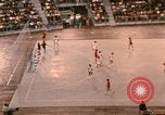 Image of handball game Munich Germany, 1972, second 18 stock footage video 65675075646