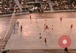 Image of handball game Munich Germany, 1972, second 22 stock footage video 65675075646