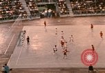 Image of handball game Munich Germany, 1972, second 24 stock footage video 65675075646