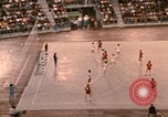 Image of handball game Munich Germany, 1972, second 32 stock footage video 65675075646