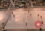 Image of handball game Munich Germany, 1972, second 33 stock footage video 65675075646