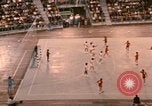 Image of handball game Munich Germany, 1972, second 37 stock footage video 65675075646