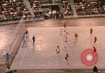 Image of handball game Munich Germany, 1972, second 39 stock footage video 65675075646