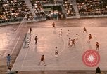 Image of handball game Munich Germany, 1972, second 42 stock footage video 65675075646