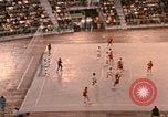 Image of handball game Munich Germany, 1972, second 48 stock footage video 65675075646